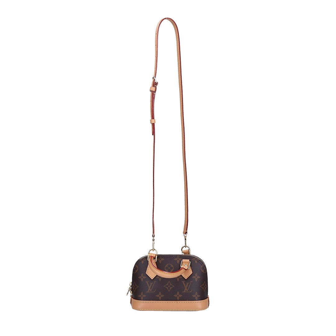 LOUIS VUITTON ALMA NANO HANDTASCHE AUS MONOGRAM CANVAS (M82717)