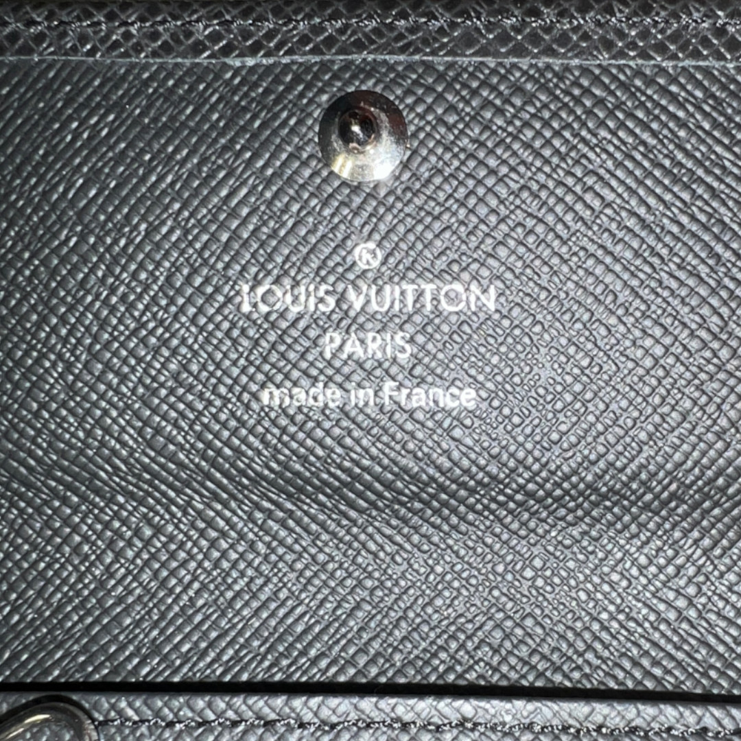 LOUIS VUITTON MULTICLES 6 SCHLÜSSELETUI AUS TAIGA LEDER IN NOIR (M30500)