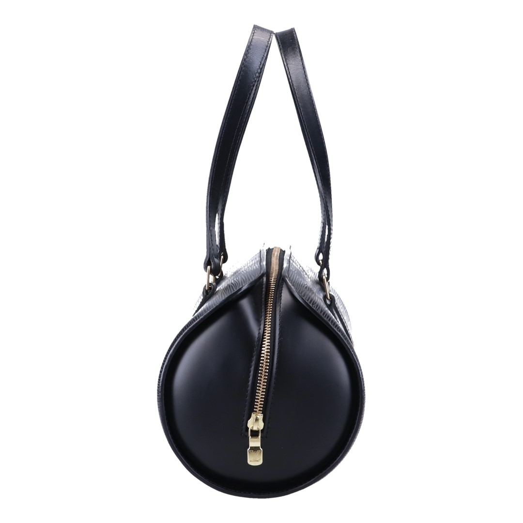 LOUIS VUITTON SOUFFLOT HENKELTASCHE AUS EPI LEDER IN KOURIL SCHWARZ (M52222)