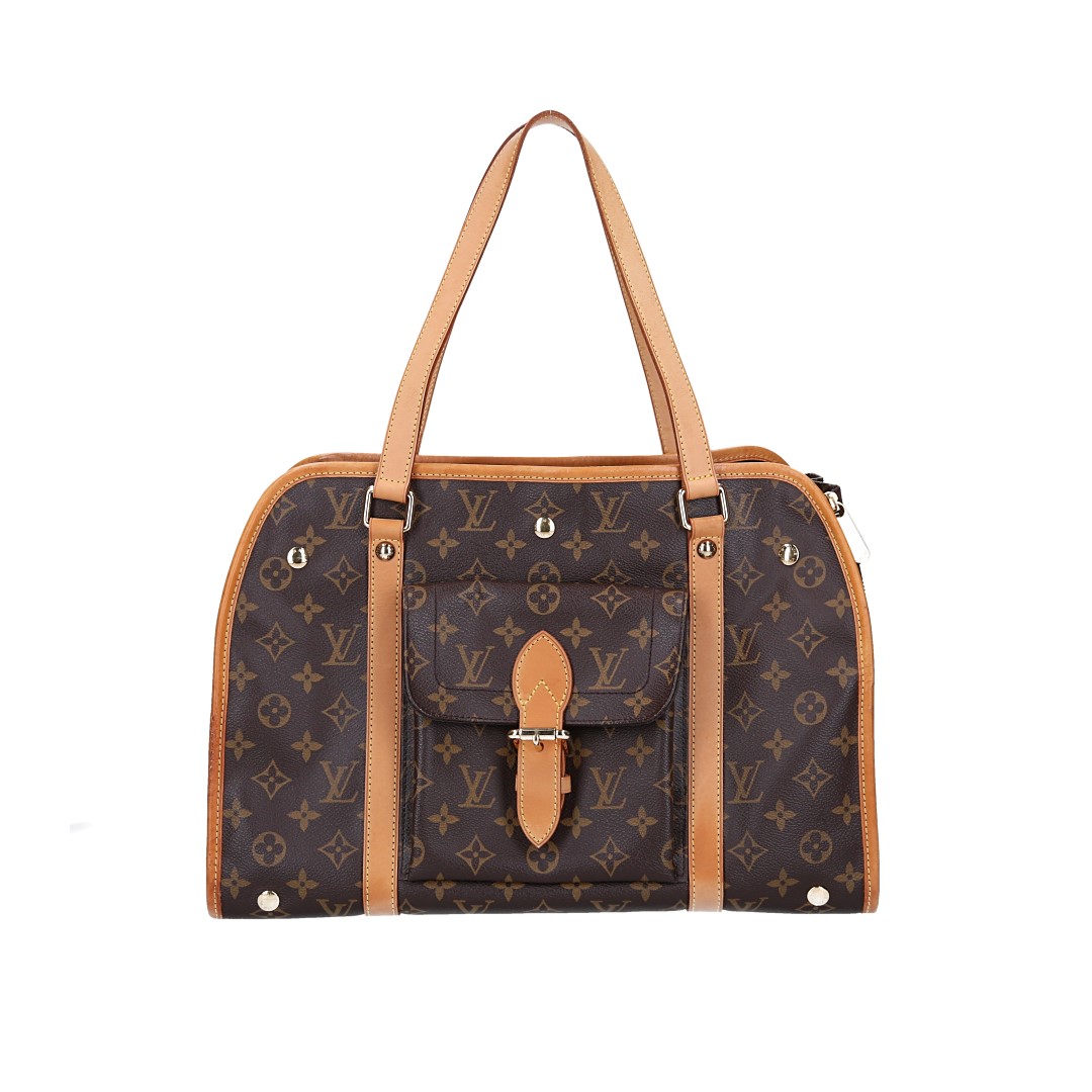LOUIS VUITTON SAC BAXTER GM HUNDETRAGETASCHE AUS MONOGRAM CANVAS (M42028)