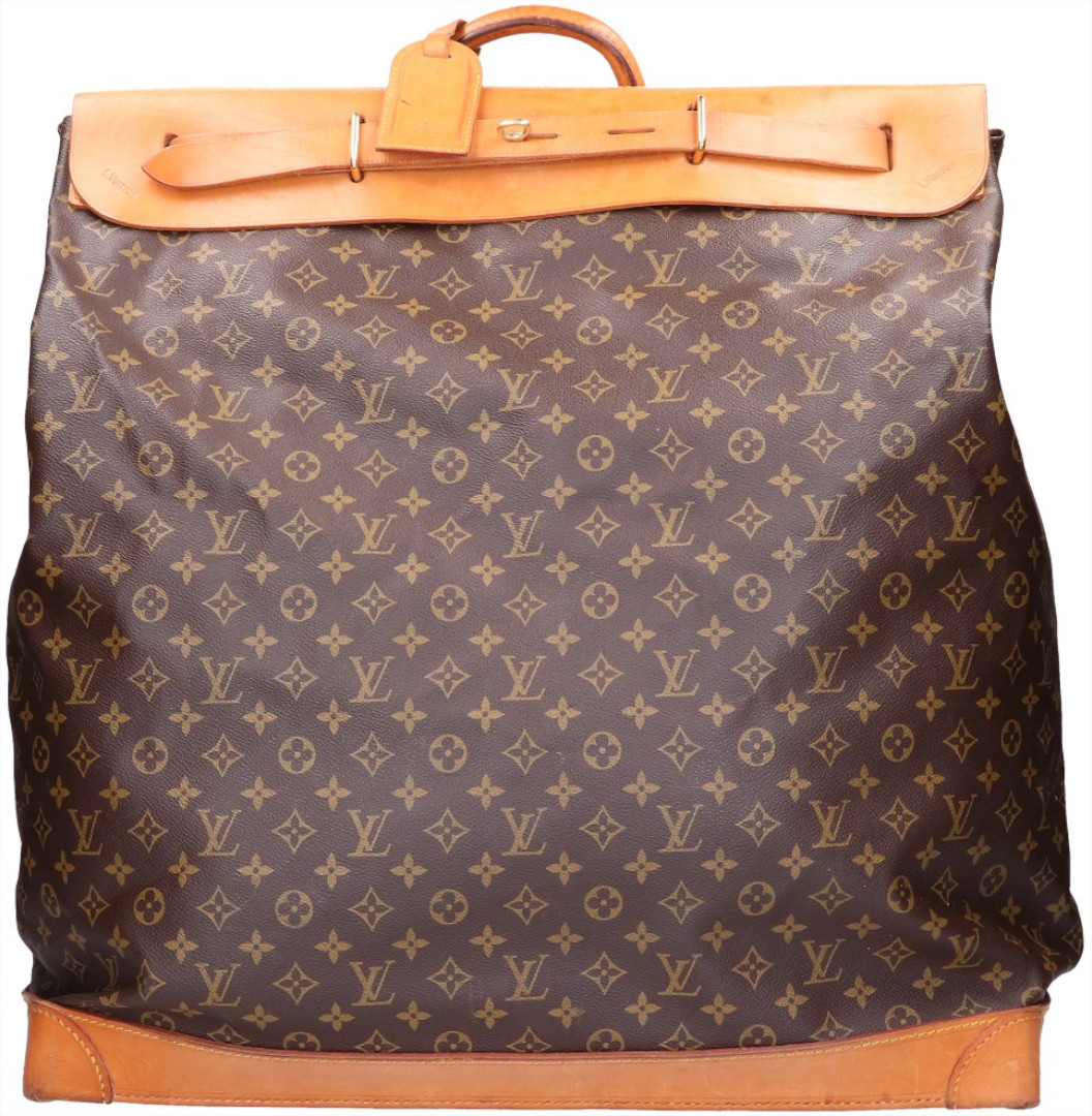 43004-Louis-Vuitton-Rucksack-Sac-Vintage-Mono_2D_0012 LOUIS VUITTON STEAMER BAG 55 REISETASCHE AUS MONOGRAM CANVAS (M41124)