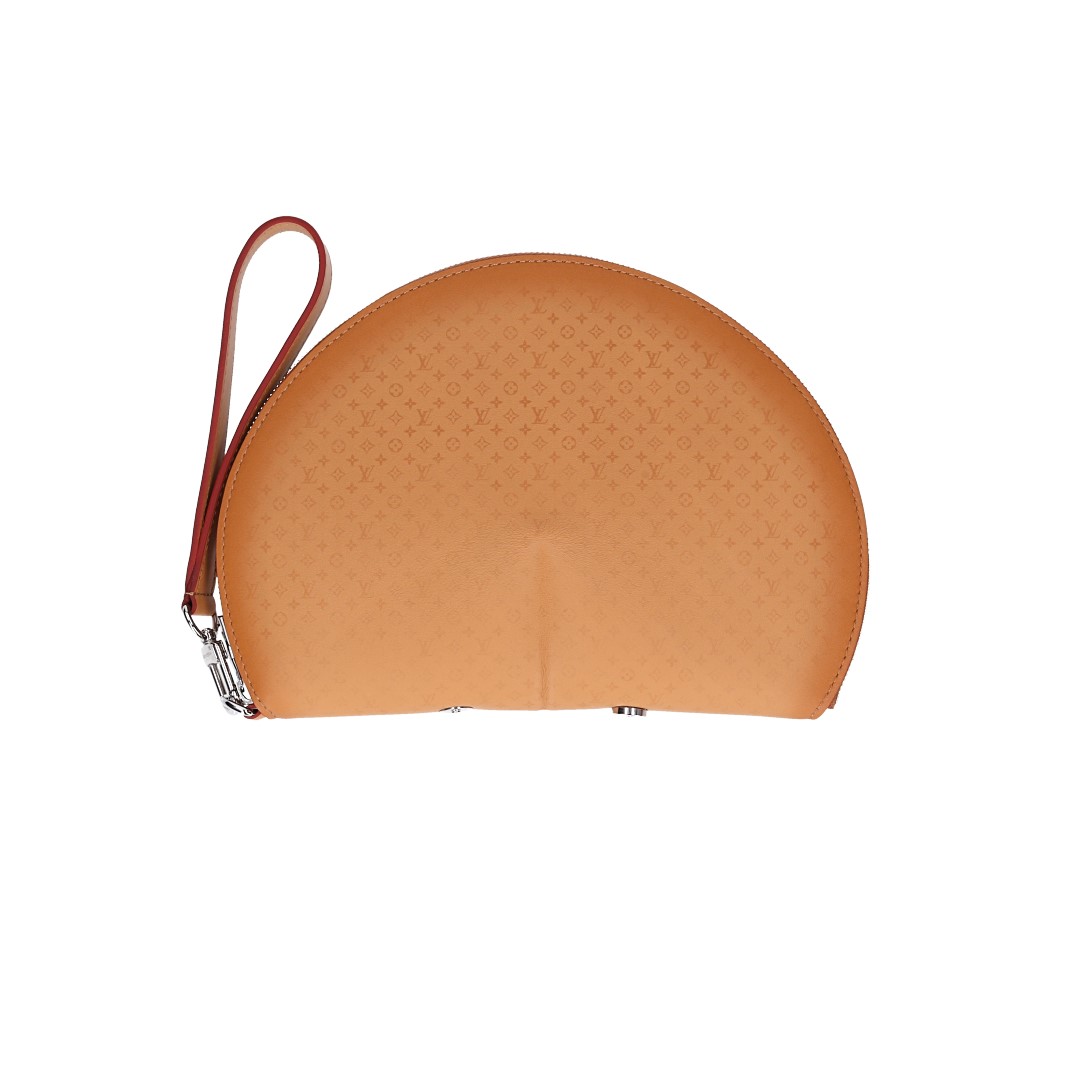 LOUIS VUITTON KEY HOLDER & BAG CHARM 'LEMON POUCH' IN MONOGRAM CANVAS (M81197)