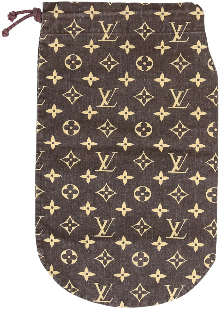 LOUIS VUITTON COUSSINETS POUR CHAUSSURES DAME UND 2 x ETUI CHAUSSURES SCHUTZBEUTEL MONOGRAM TEXTIL