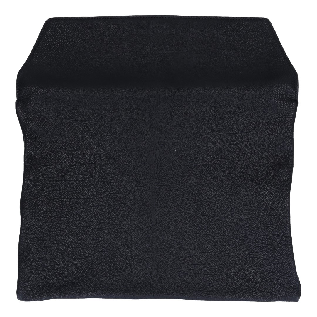 45818-Burberry-Clutch_2D_0004 BURBERRY CLUTCH TASCHE AUS KALBSLEDER IN SCHWARZ