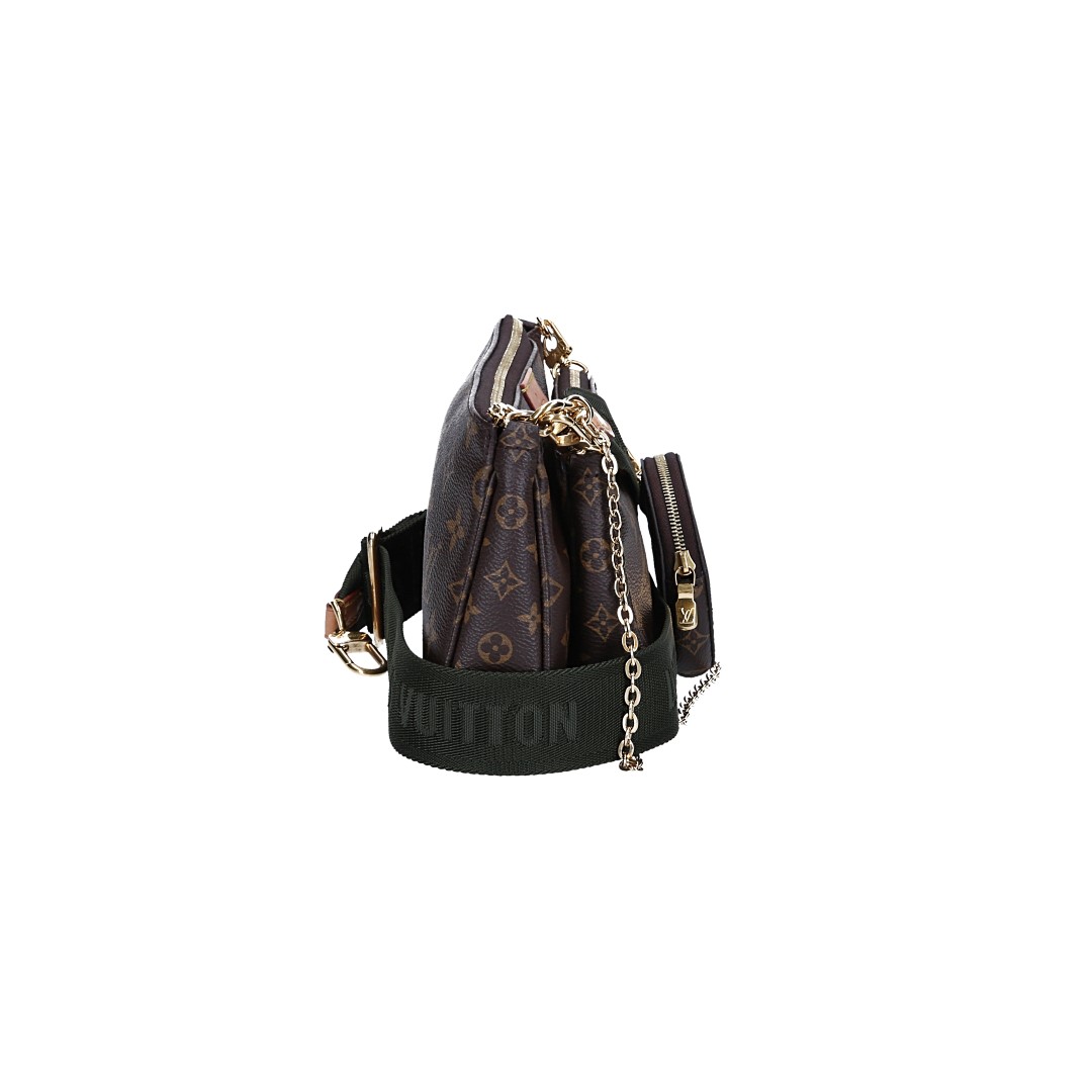LOUIS VUITTON MULTI POCHETTE ACCESSOIRES HANDTASCHE AUS MONOGRAM CANVAS IN KAKI (M44813)
