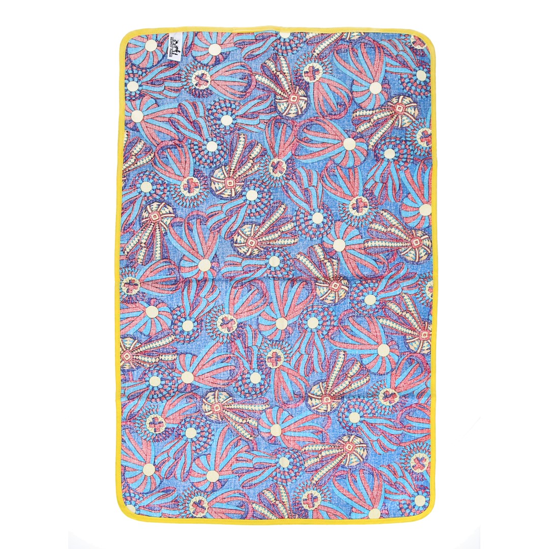 HERMÈS 7 X COTTON TOWEL WITH DESIGN