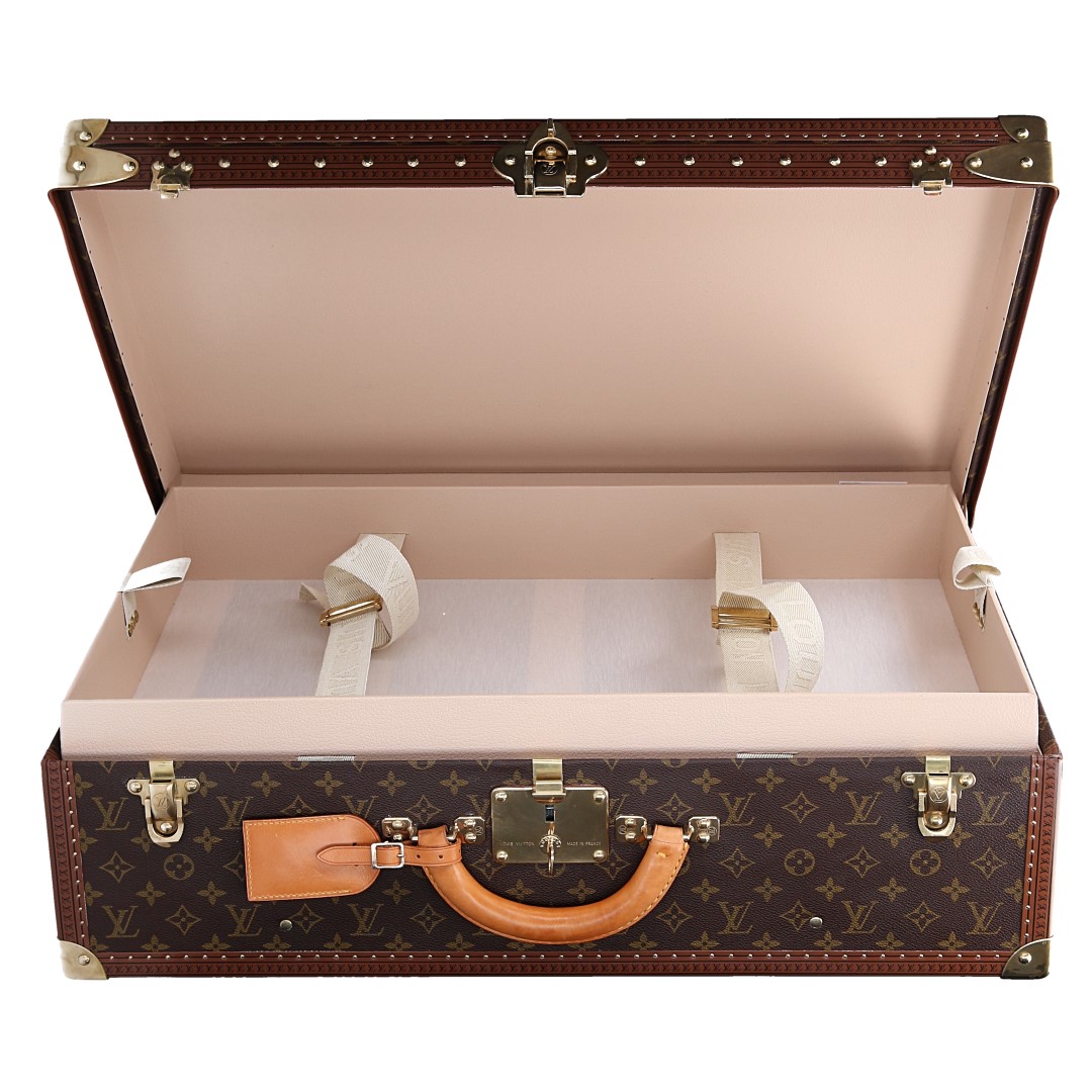 49046-LouisVuitton-Koffer-Monogram_2D_0011 LOUIS VUITTON BISTEN 65 KOFFER AUS MONOGRAM CANVAS (M21325)