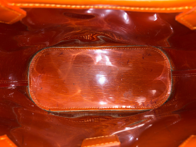 LOUIS VUITTON MINI LAGOON BAY HENKELTASCHE AUS EPI PLAGE IN ORANGE (M92263)