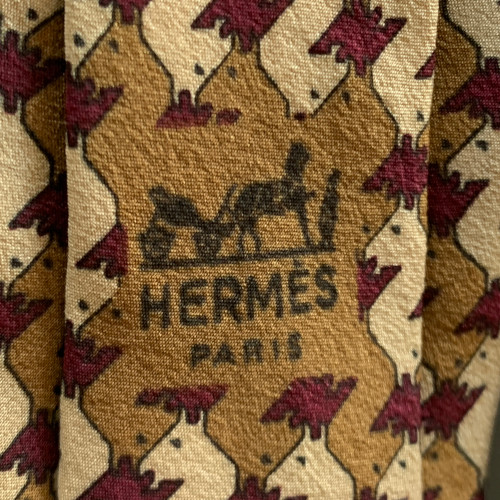 HERMÈS KRAWATTE AUS SEIDE '767 UA'