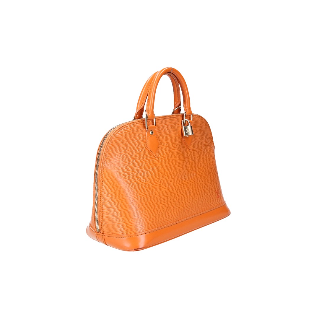 LOUIS VUITTON ALMA PM HENKELTASCHE AUS EPI LEDER IN MANDARINE (M5214H) 