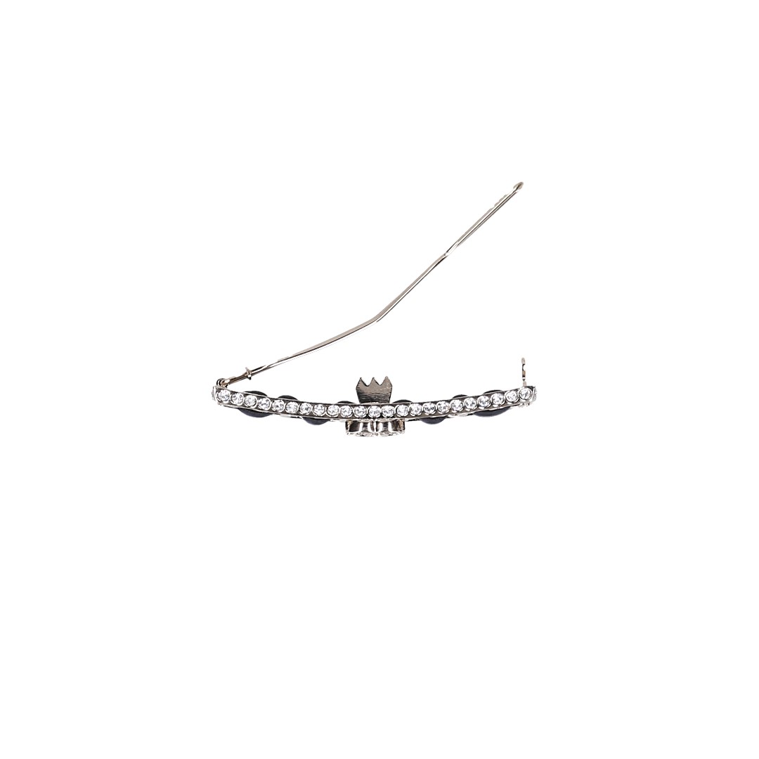 CHANEL HAARSPANGE AUS GOLDFARBENEM METALL