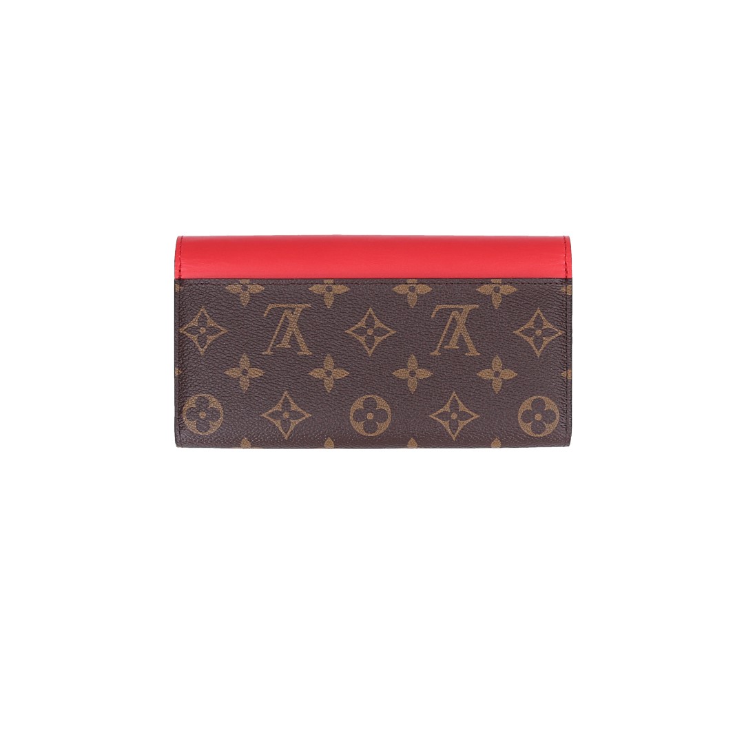 LOUIS VUITTON GELDBÖRSE 'SARAH' AUS MONOGRAM TRIBAL MASK CANVAS (M60791)