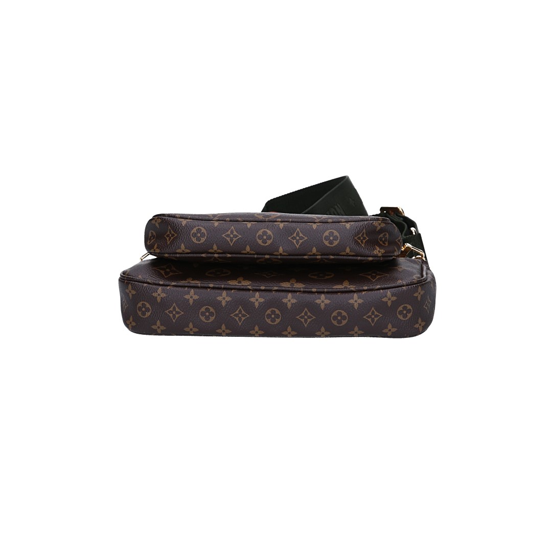 LOUIS VUITTON MULTI POCHETTE ACCESSOIRES HANDTASCHE AUS MONOGRAM CANVAS IN KAKI (M44813)