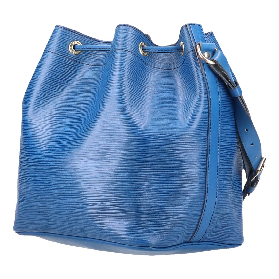 LOUIS VUITTON NOÉ PETIT MODEL SCHULTERTASCHE AUS EPI LEDER IN TOLEDO BLAU (M44105)