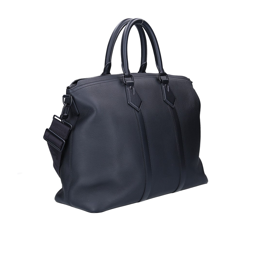LOUIS VUITTON LOCKIT TOTE WEEKENDER HANDTASCHE AUS AEROGRAM LEDER IN NOIR (M59158)