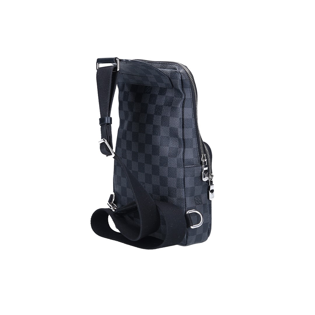 LOUIS VUITTON AVENUE SLING BAG RUCKSACK, SCHULTERTASCHE AUS DAMIER GRAPHITE CANVAS (N41719)