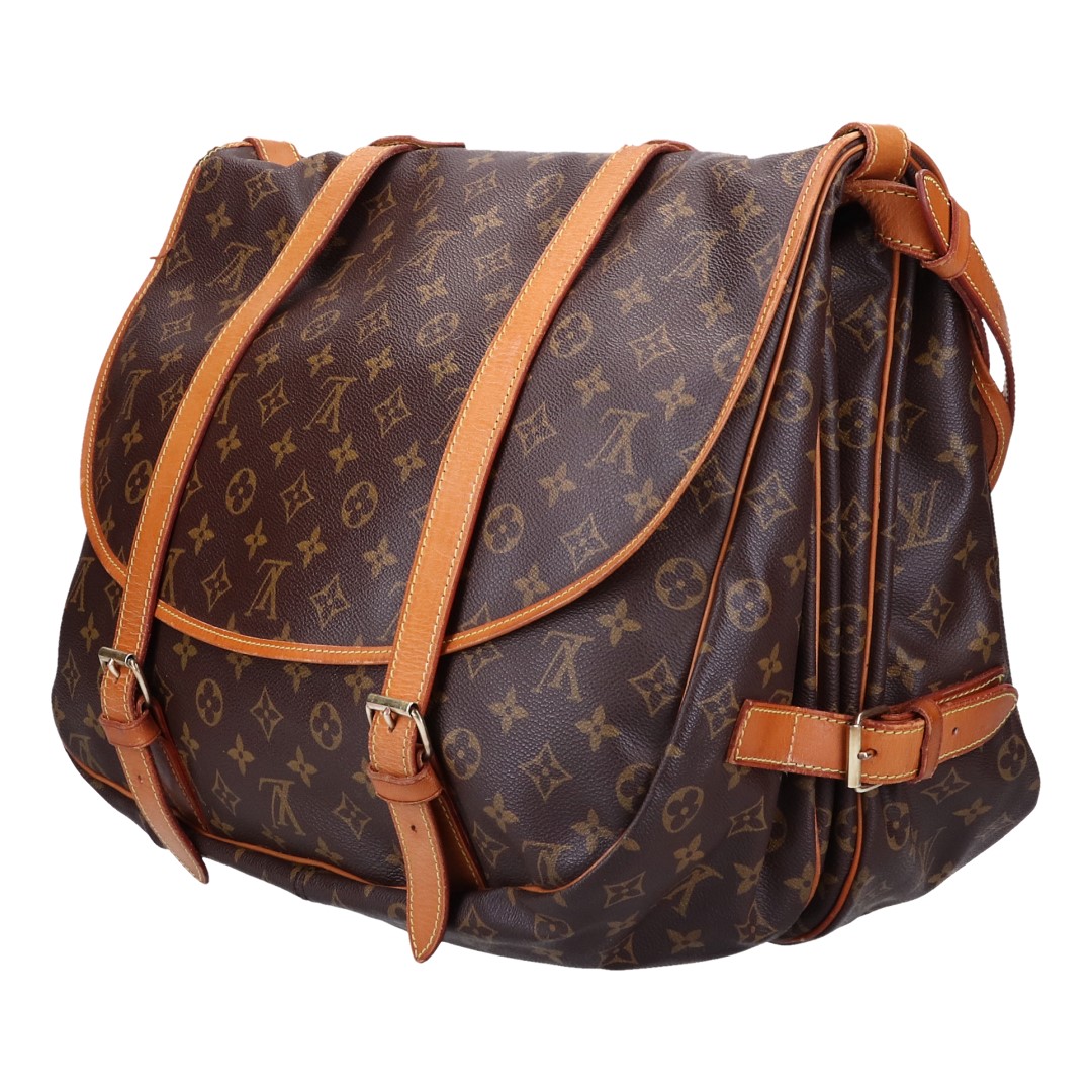 LOUIS VUITTON SAUMUR 40 UMHÄNGETASCHE AUS MONOGRAM CANVAS