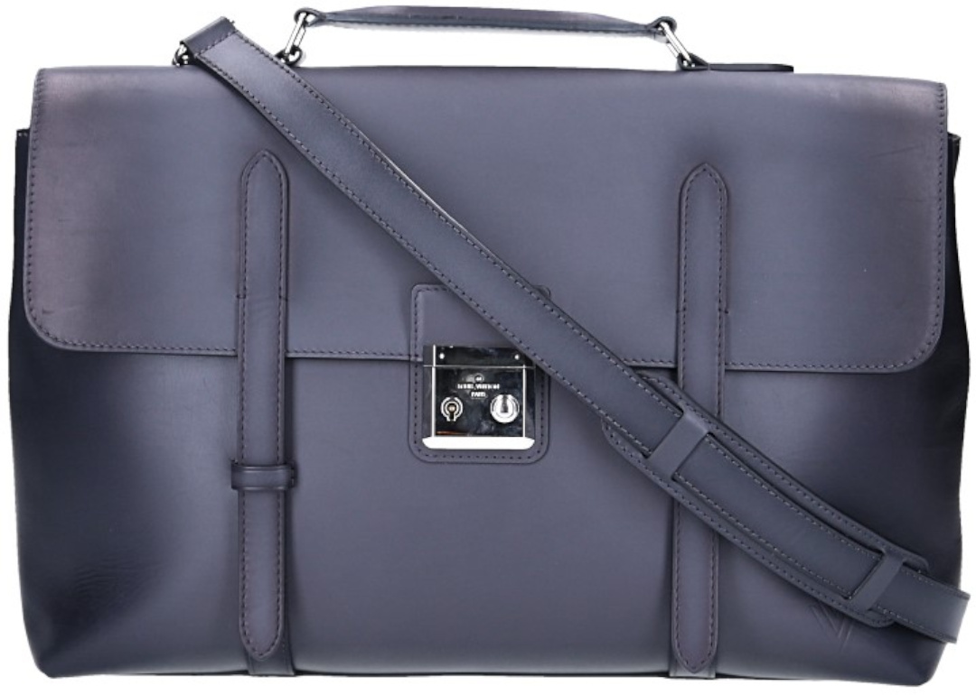 LOUIS VUITTON CARTABLE AKTENTASCHE AUS OMBRE LEDER IN CHARCOAL (M50452)