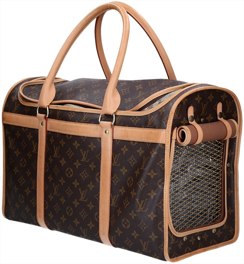 LOUIS VUITTON DOG BAG 50 HUNDETRAGETASCHE AUS MONOGRAM CANVAS (M42021)