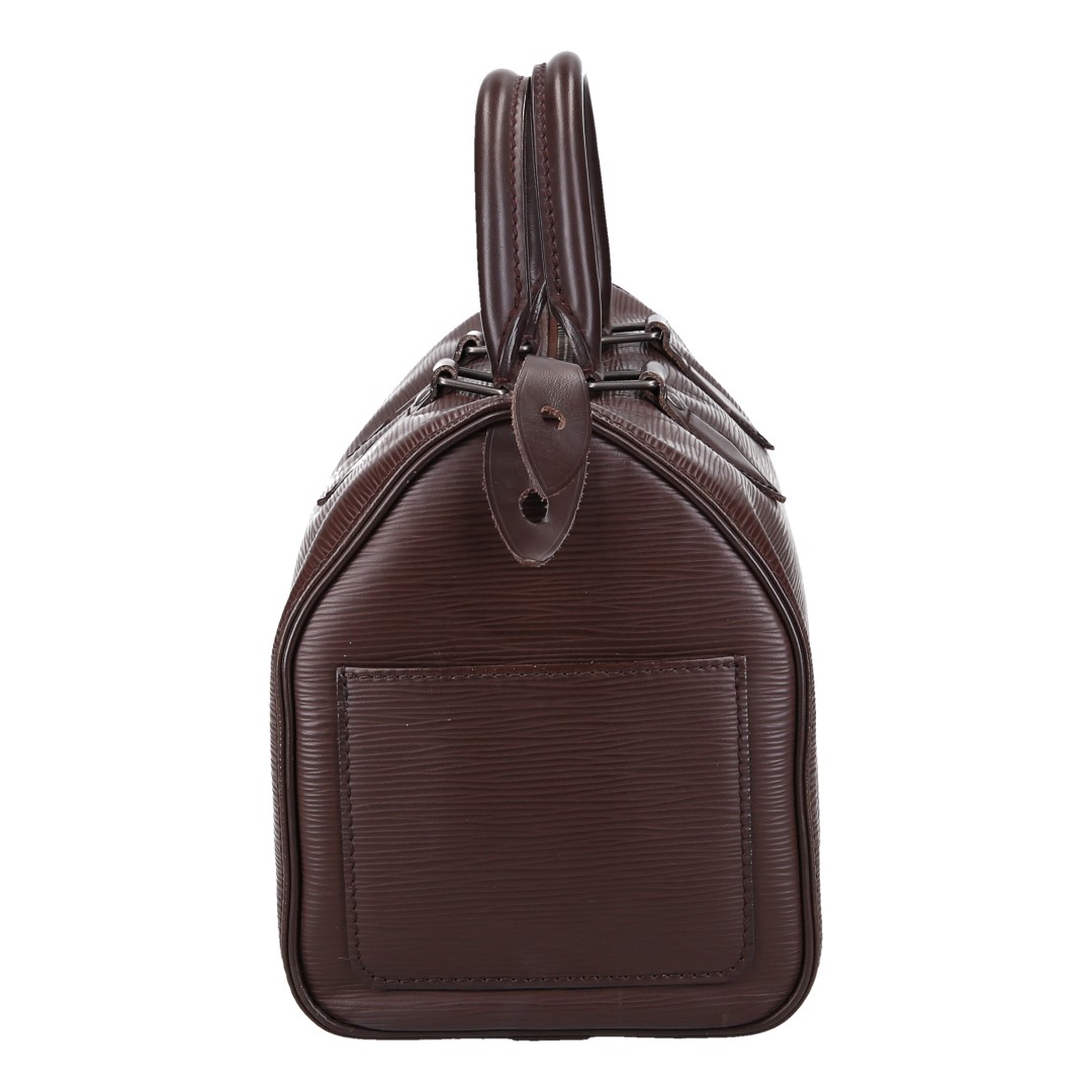 LOUIS VUITTON SPEEDY 25 HENKELTASCHE AUS EPI LEDER IN MOKA 