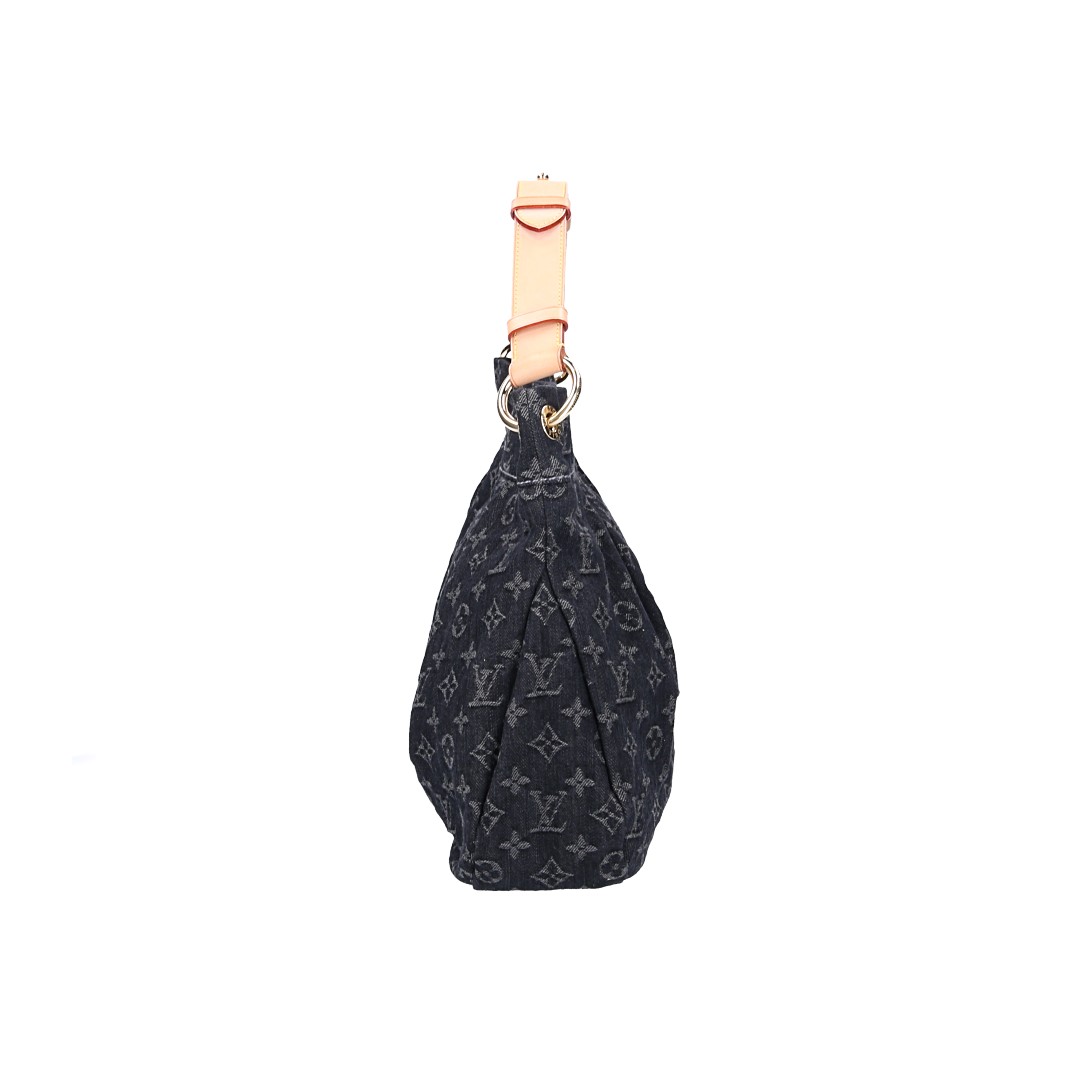 50269-LouisVuitton-Handtasche-Denim-Schwarz_2D_0003 LOUIS VUITTON DAILY PM HANDTASCHE AUS MONOGRAM DENIM IN NOIR (M40494)