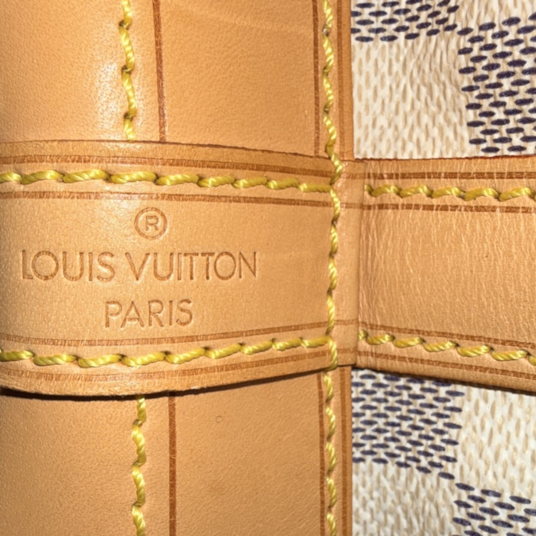 LOUIS VUITTON NOE GM SCHULTERTASCHE AUS DAMIER AZUR CANVAS (N42222)