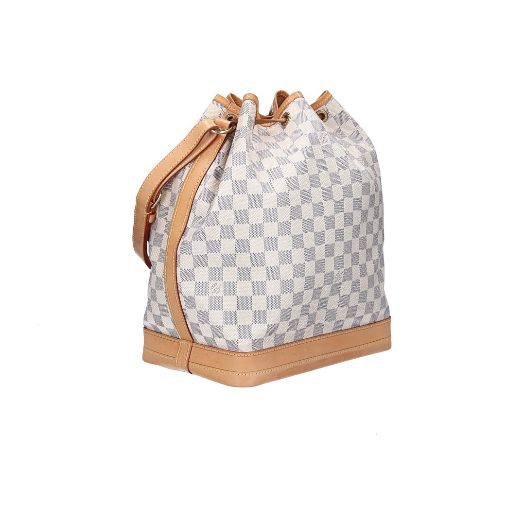 LOUIS VUITTON NOE GM SCHULTERTASCHE AUS DAMIER AZUR CANVAS (N42222)