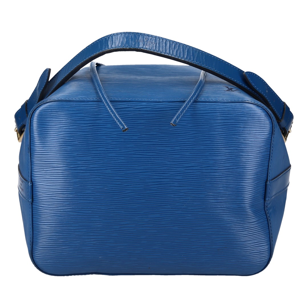 LOUIS VUITTON NOÉ PETIT MODEL SCHULTERTASCHE AUS EPI LEDER IN TOLEDO BLAU (M44105)