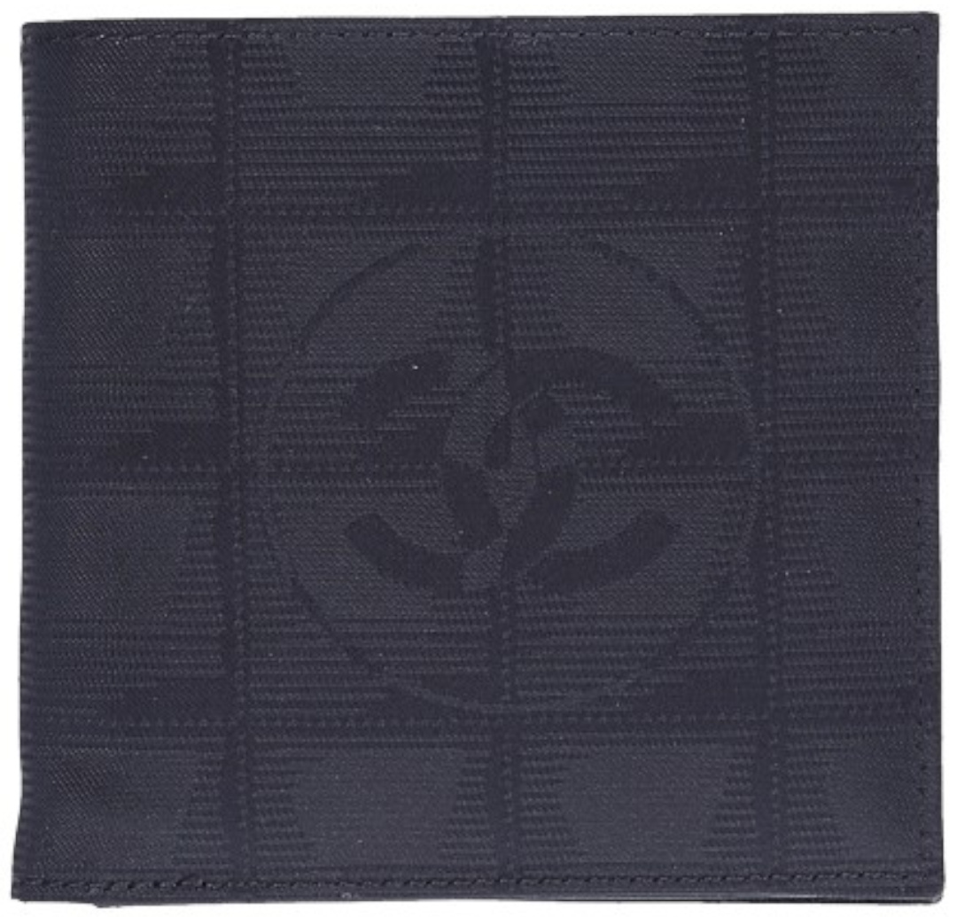 CHANEL PORTEMONNAIE - BRIEFTASCHE AUS NYLON IN SCHWARZ MIT SHW