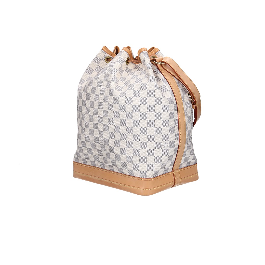 LOUIS VUITTON NOE GM SCHULTERTASCHE AUS DAMIER AZUR CANVAS (N42222)