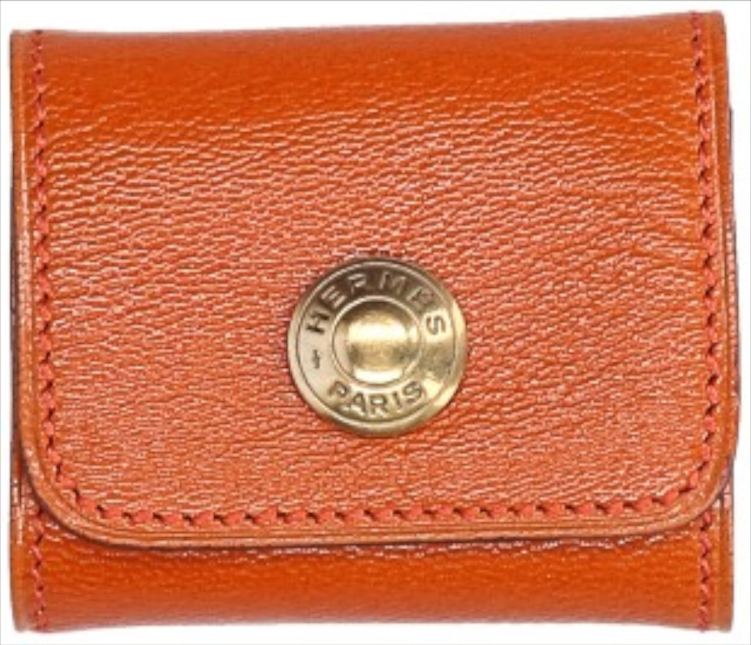 HERMÈS NOTEBOOK CASE MADE OF SMOOTH LEATHER IN GREEN