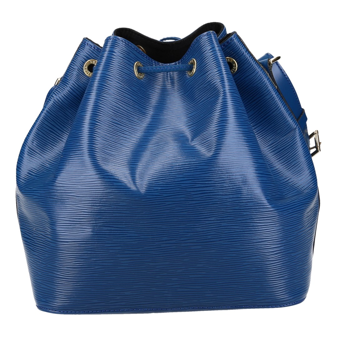 LOUIS VUITTON NOÉ PETIT MODEL SCHULTERTASCHE AUS EPI LEDER IN TOLEDO BLAU (M44105)