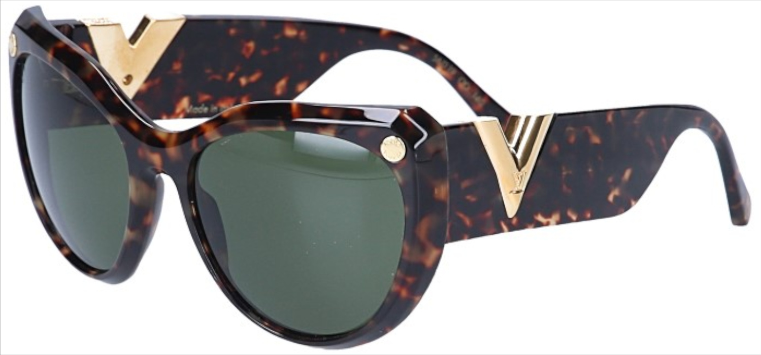 LOUIS VUITTON SONNENBRILLE 'MY FAIR LADY' AUS ACETAT UND METALL (Z0904W) 