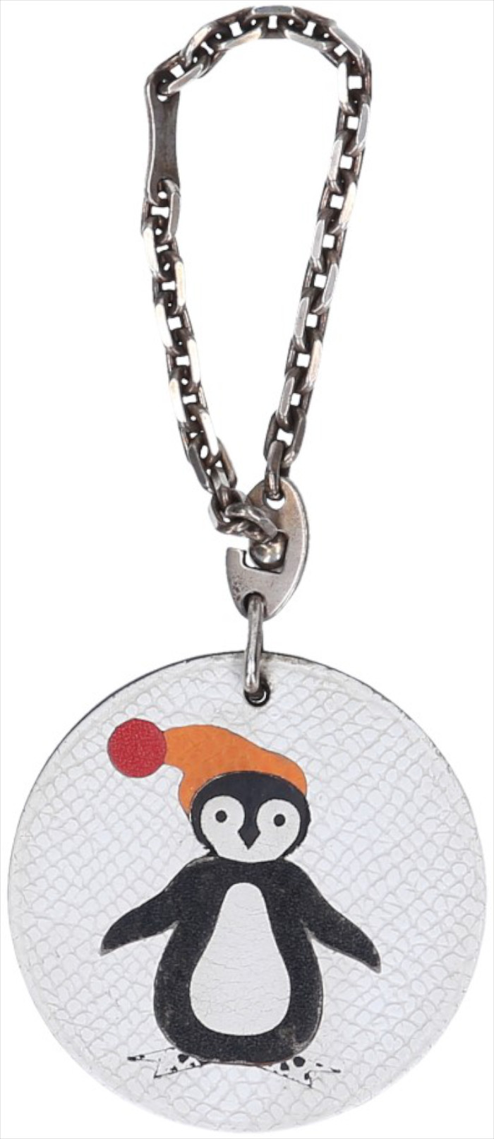 HERMÈS TASCHENSCHMUCK ANHÄNGER PINGUIN AUS LEDER