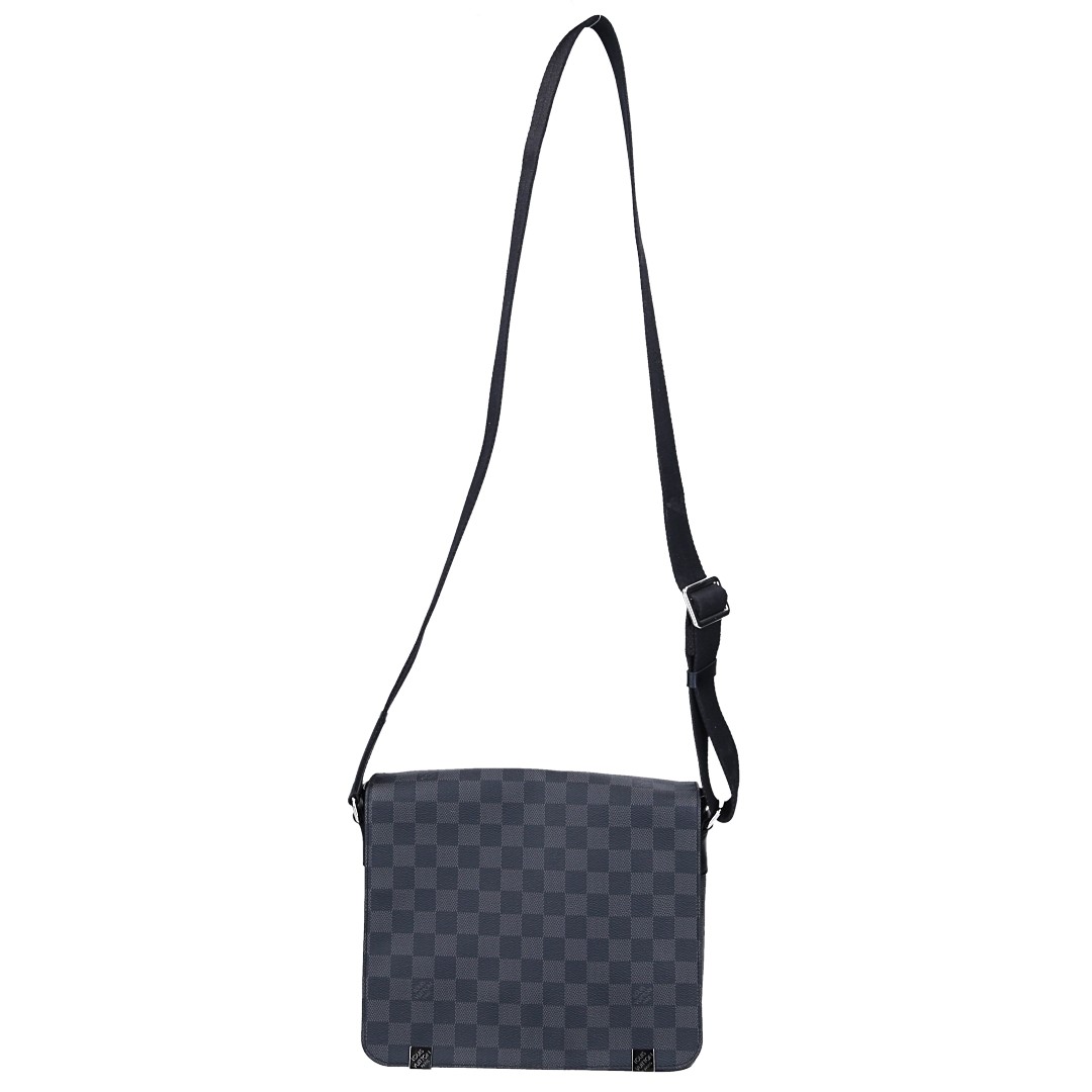 LOUIS VUITTON DISTRICT PM NM MESSENGER TASCHE AUS DAMIER GRAPHITE CANVAS (N41028)