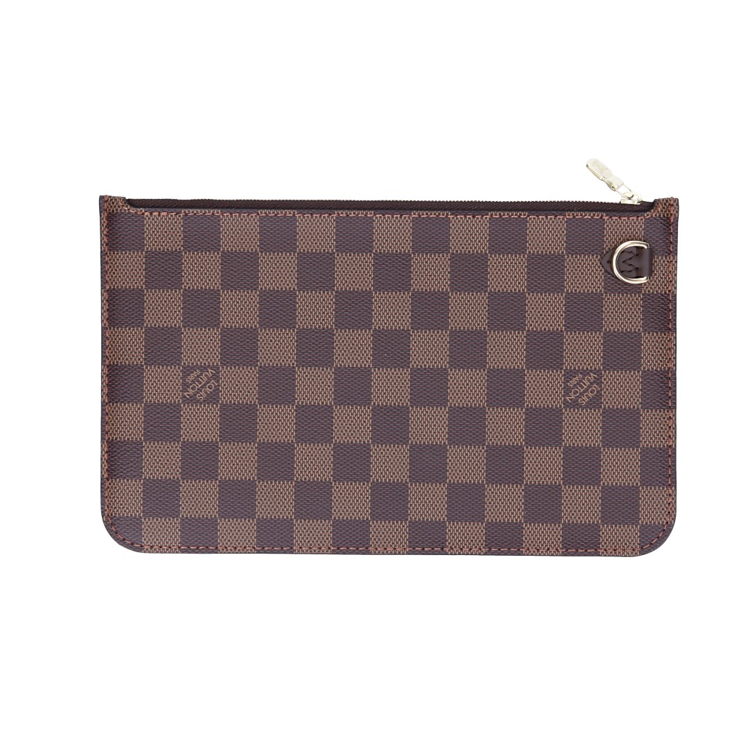 LOUIS VUITTON POCHETTE AUS NEVERFULL AUS DAMIER EBENE CANVAS