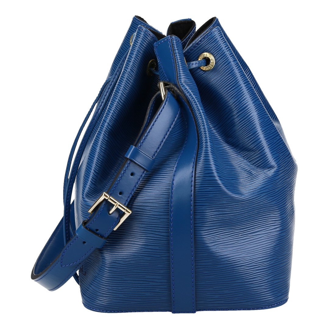 LOUIS VUITTON NOÉ PETIT MODEL SCHULTERTASCHE AUS EPI LEDER IN TOLEDO BLAU (M44105)