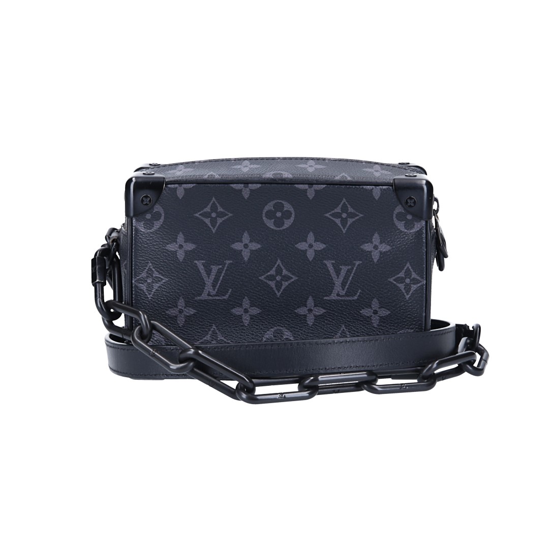 45228-Louis-Vuitton-Umh-ngetasche-Monogramm_2D_0005 LOUIS VUITTON MINI SOFT TRUNK UMHÄNGETASCHE AUS DAMIER ECLIPSE CANVAS (M44735)