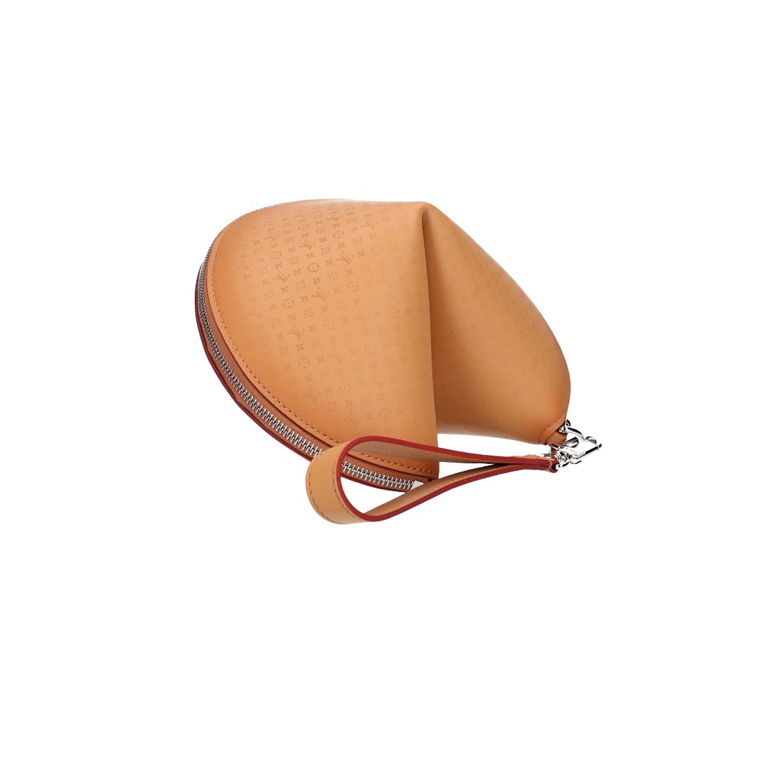 LOUIS VUITTON KEY HOLDER & BAG CHARM 'LEMON POUCH' IN MONOGRAM CANVAS (M81197)