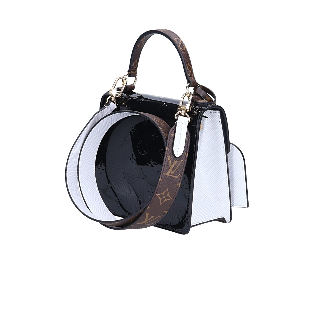 LOUIS VUITTON SPRING STREET HANDTASCHE AUS MONOGRAM VERNIS LEDER (M90375)