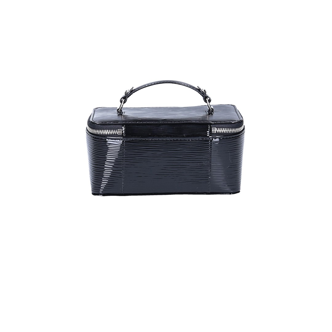 49396-LouisVuitton-Schmucktasche-EpiLEderSchwarz_2D_0005 LOUIS VUITTON COFFRET BIJOUX REISEACCESSOIRE AUS EPI ELECTRIC LEDER IN NOIR