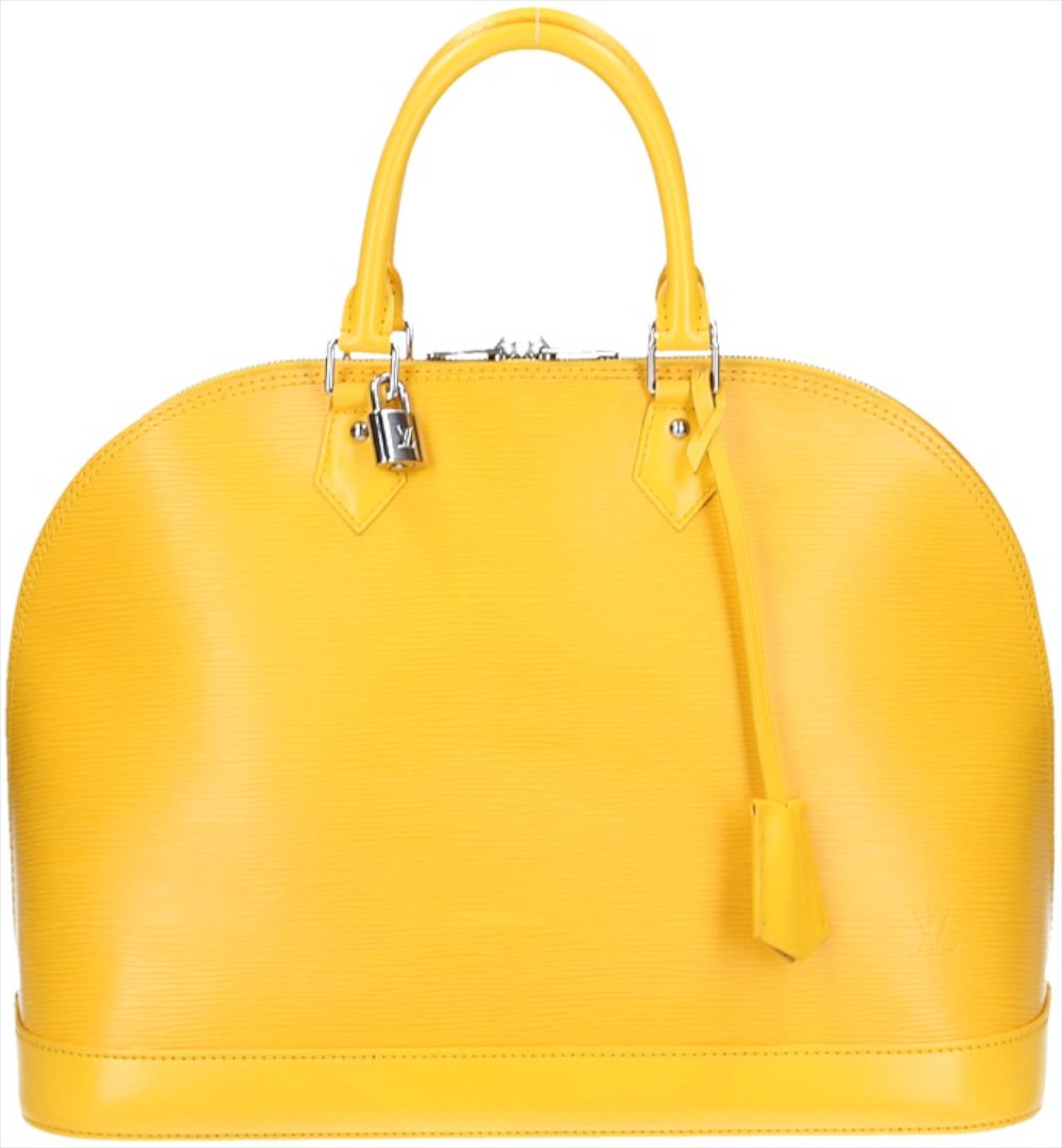 LOUIS VUITTON ALMA MM HENKELTASCHE AUS EPI LEDER IN MIMOSA