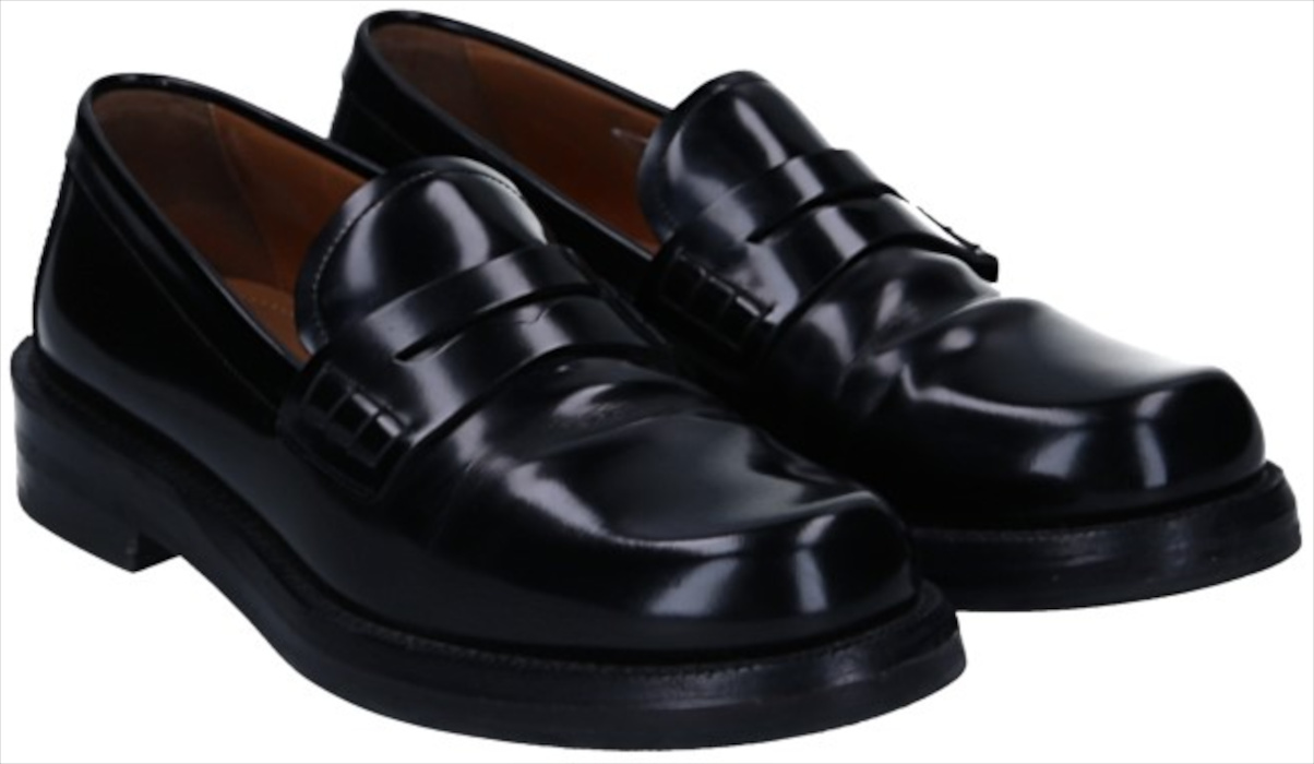 Christian Dior Velvet Loafers in Dark Blue Size 38.5