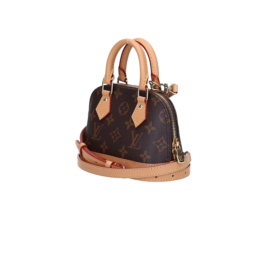 LOUIS VUITTON ALMA NANO HANDTASCHE AUS MONOGRAM CANVAS (M82717)