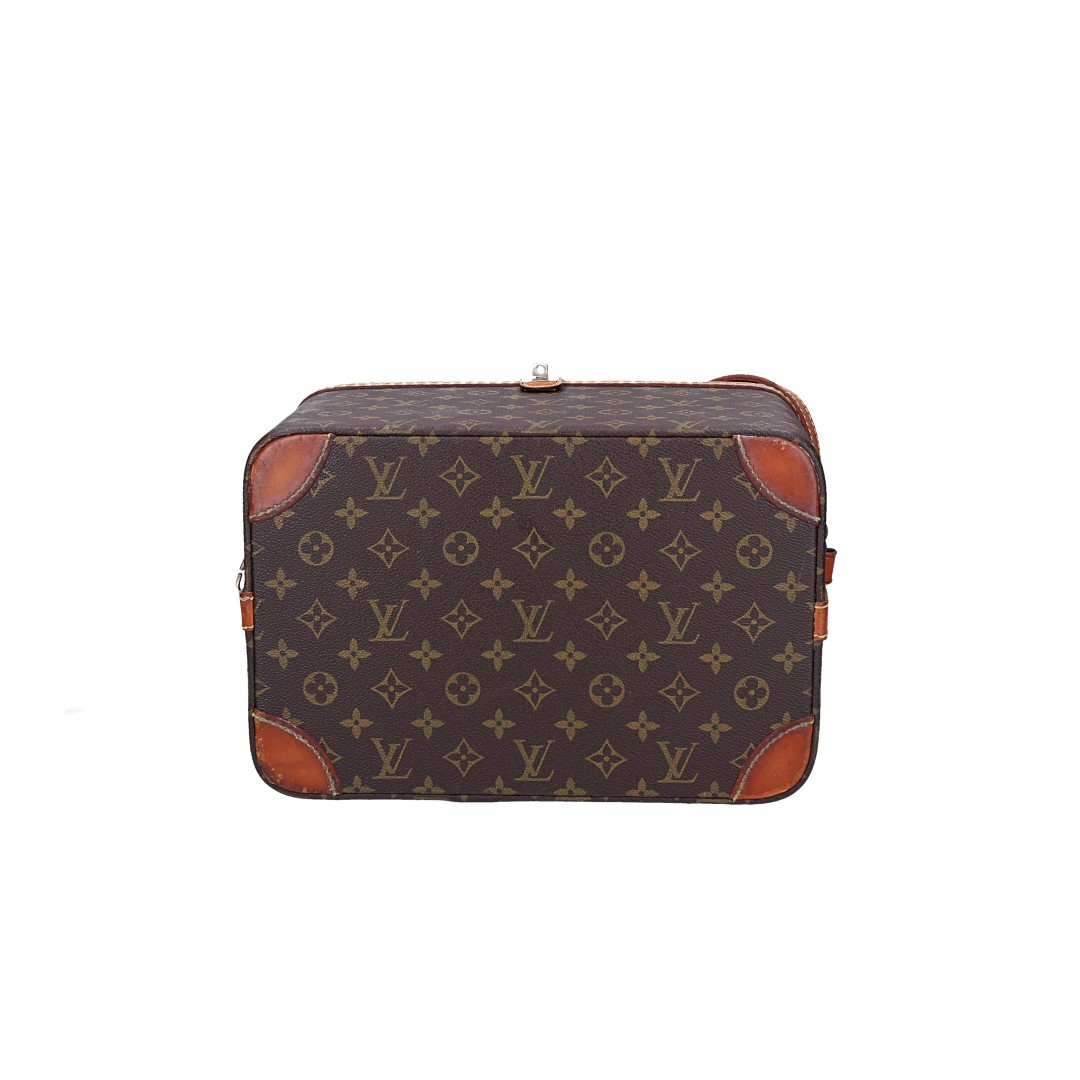 LOUIS VUITTON TRAIN CASE BEAUTY-CASE AUS MONOGRAM CANVAS IN VUITTONITE