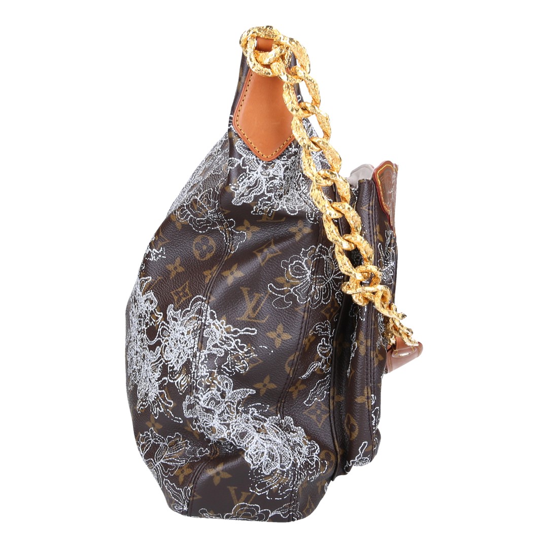 LOUIS VUITTON FERSEN GM HANDTASCHE AUS MONOGRAM DENTELLE CANVAS