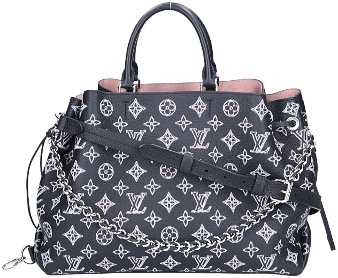 LOUIS VUITTON BELLA TOTE HANDTASCHE AUS MONOGRAM MAHINA LEDER (M21107)