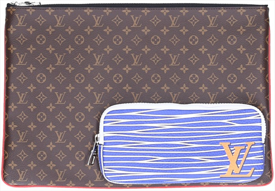 LOUIS VUITTON POCHETTE A4 MULTI-POCKET CLUTCH AUS MONOGRAM CANVAS (M69690)