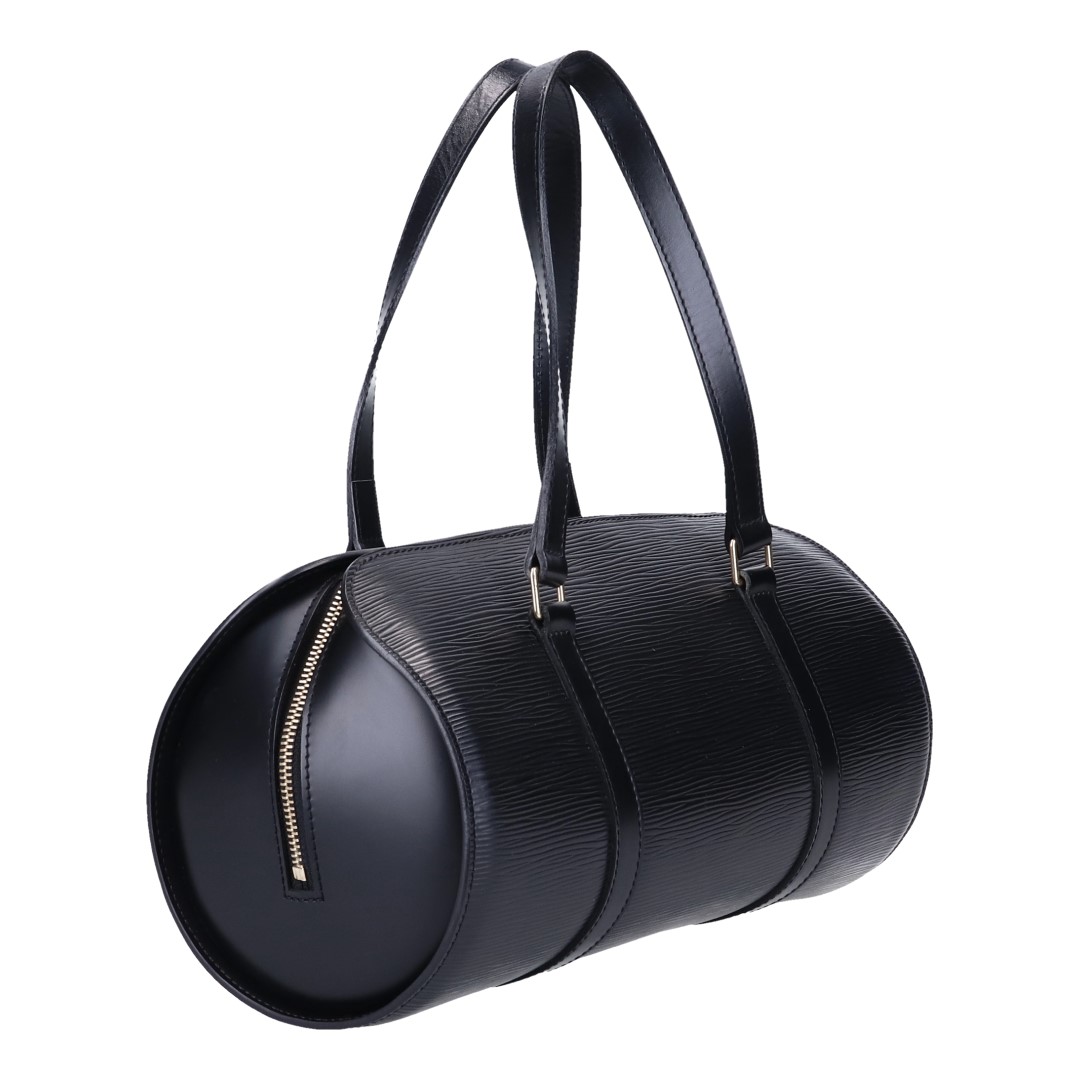41904-Louis-Vuitton-Handtasche-Epi-Leder_2D_0004 LOUIS VUITTON SOUFFLOT HENKELTASCHE AUS EPI LEDER IN KOURIL SCHWARZ (M52222)