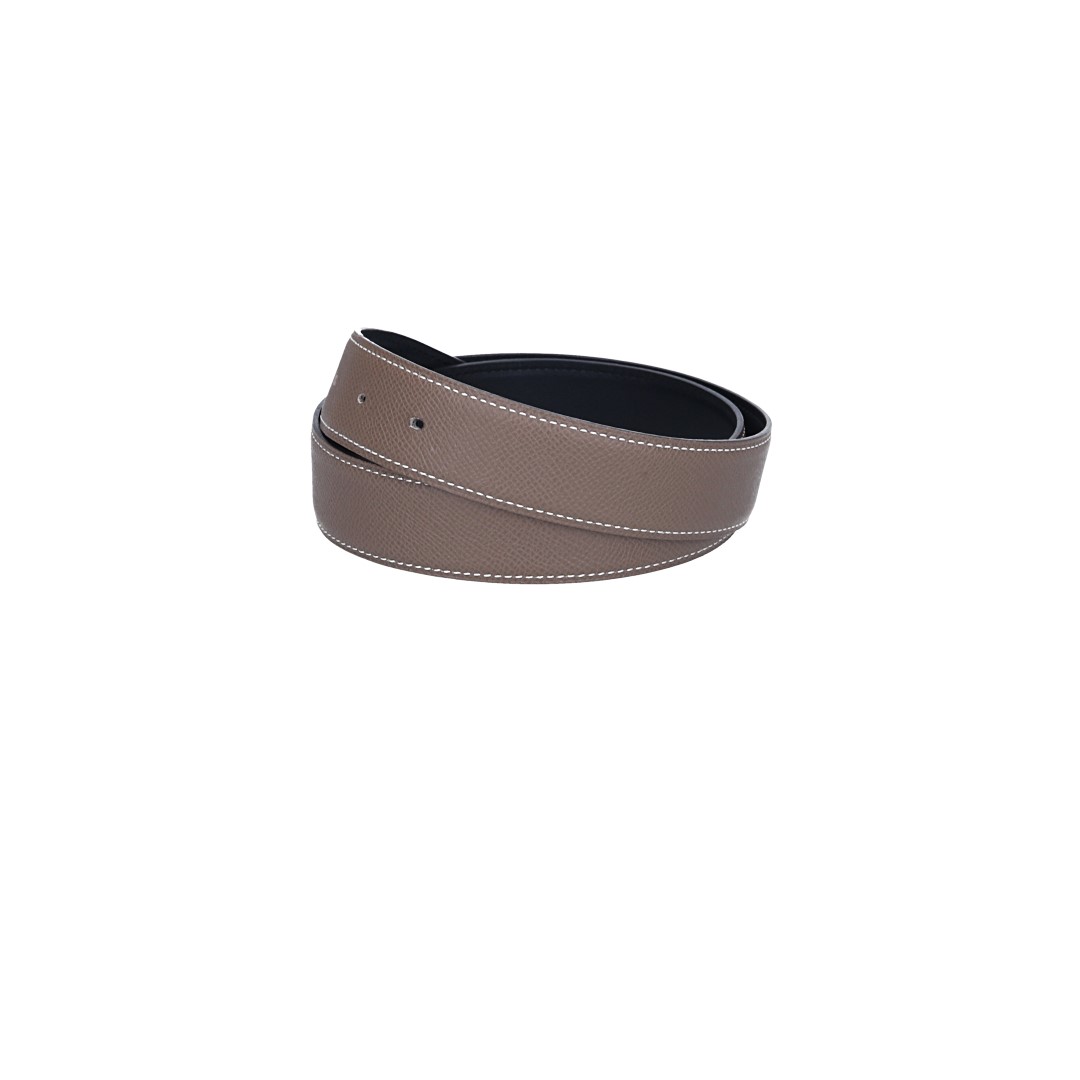 HERMÈS REVERSIBLE BELT 38 MM MADE OF LEATHER SIZE 90